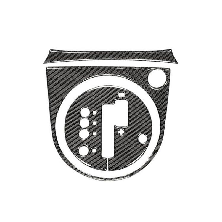 適用於尼桑350z 2006-2009 汽車碳纖維帶自動變速器排擋面板裝飾貼紙, 右駕