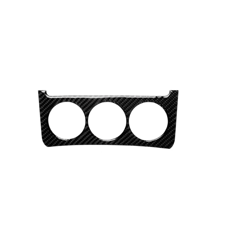 適用於尼桑350z 2006-2009 汽車碳纖維收音機空調控制台裝飾貼紙