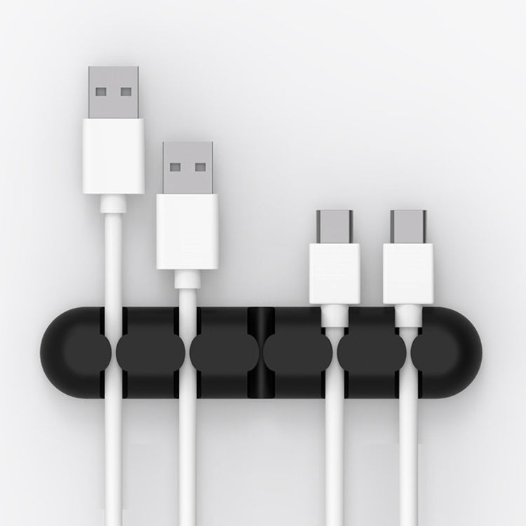 ORICO CBS5 硅膠桌面繞線器固定器 尺寸：9.6*2*1.2cm