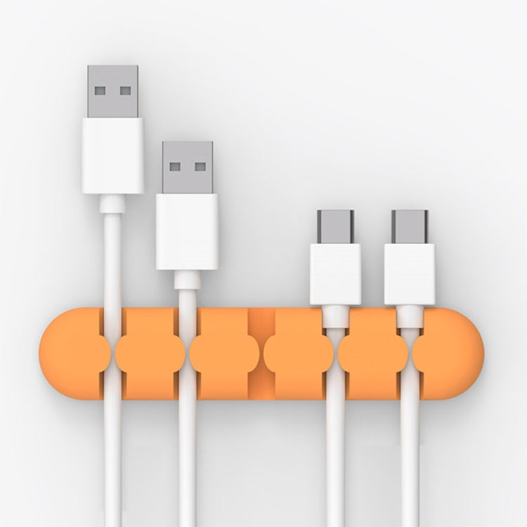 ORICO CBS5 硅膠桌面繞線器固定器 尺寸：9.6*2*1.2cm