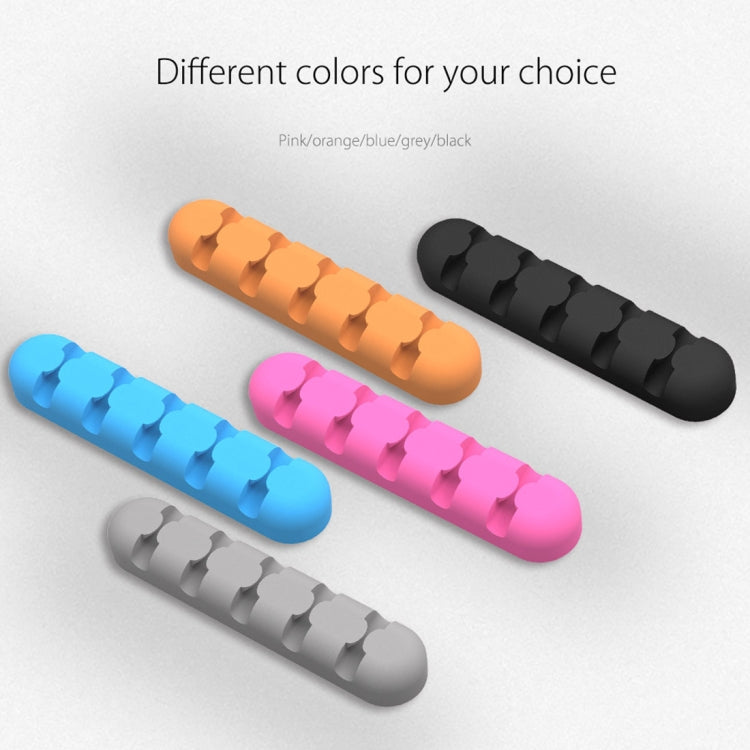 ORICO CBS5 硅膠桌面繞線器固定器 尺寸：9.6*2*1.2cm