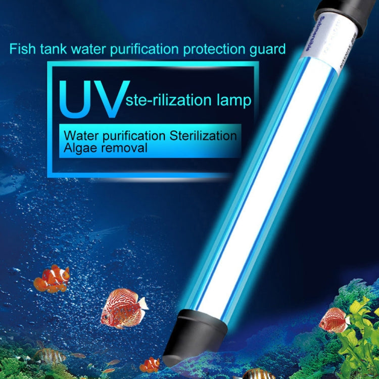 110V 7W UV Ultraviolet Algae Disinfection Fish Tank Lamp, US Plug