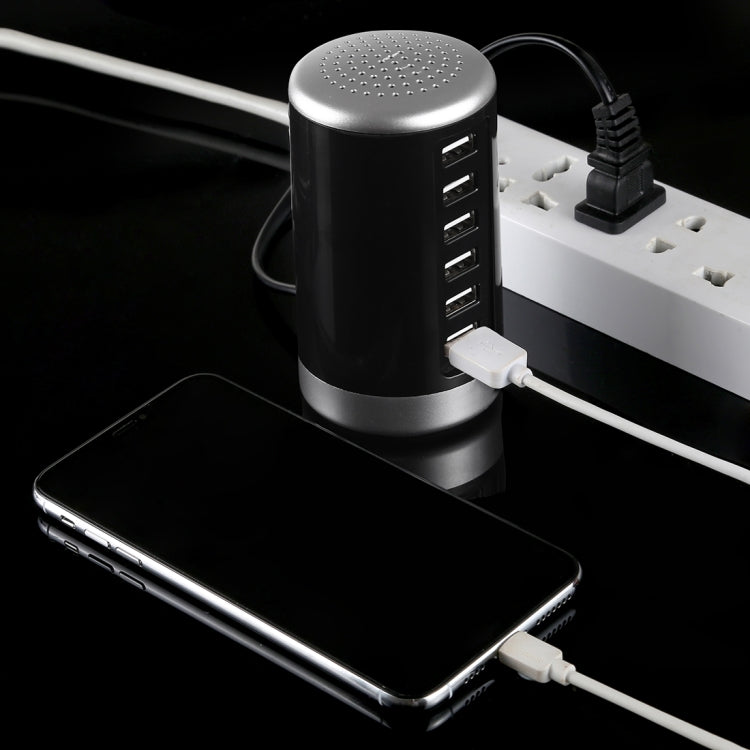 XLD4 30W 6口USB智能充電器 AC100-240V 美規