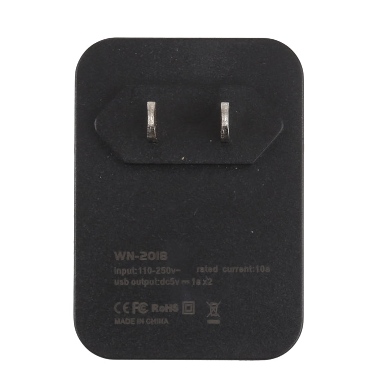 WN-2018 雙USB旅行充電源轉換插座，美規