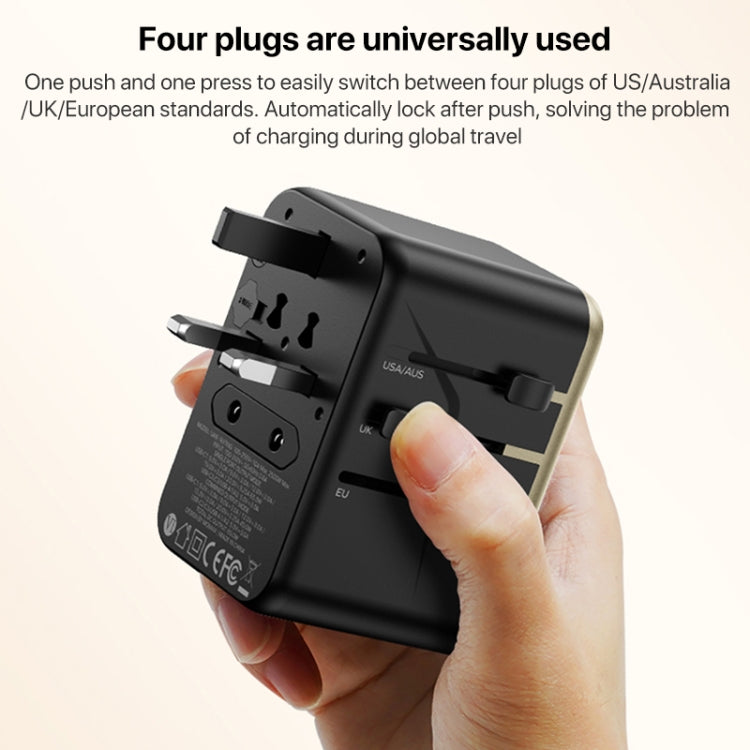 MOMAX 1-World UA8 PD 70W Fast Charger Power Adapter