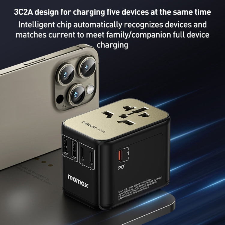 MOMAX 1-World UA9 PD 35W 快充充電器