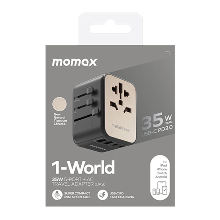 MOMAX 1-World UA9 PD 35W 快充充電器
