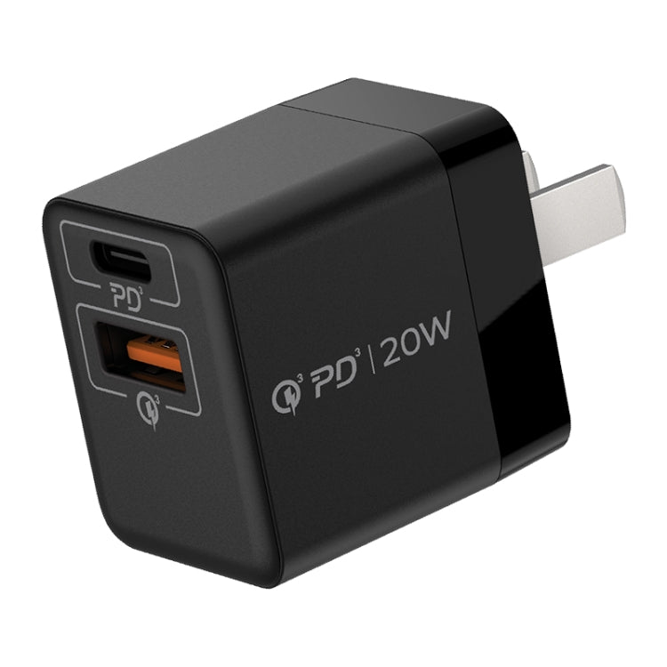 MOMAX UM36 PD 20W Type-C+USB快充充電器 中規