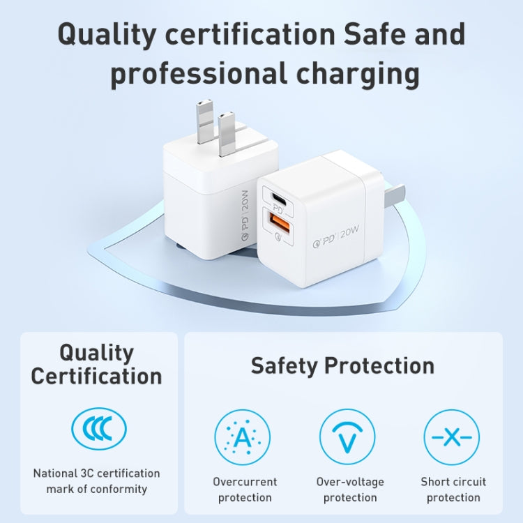 MOMAX UM36 PD 20W Type-C+USB快充充電器 中規