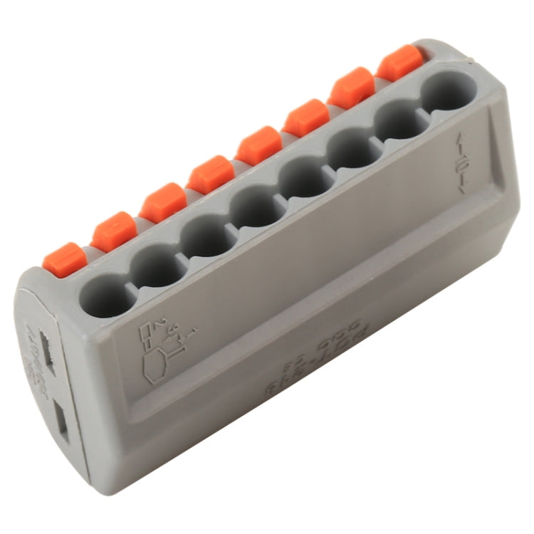 10個賣 8位 PCT系列建築布線連接器 LED燈具導線分線器 接線盒軟硬電線接頭