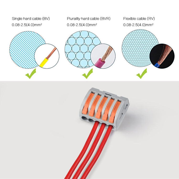 10個賣 8位 PCT系列建築布線連接器 LED燈具導線分線器 接線盒軟硬電線接頭