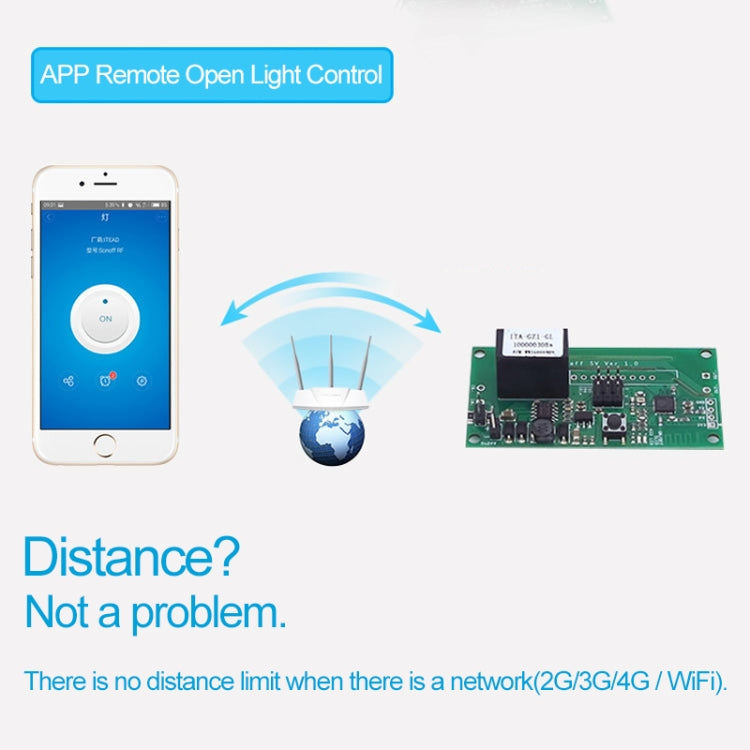 易微聯Sonoff SV 10A 單路 裸板 手機APP遠程wifi智能開關改裝件 DC 5V-24V