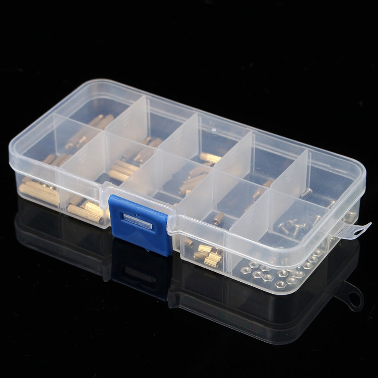 120件一盒  M2黃銅滾花支座螺絲柱支架組合套裝