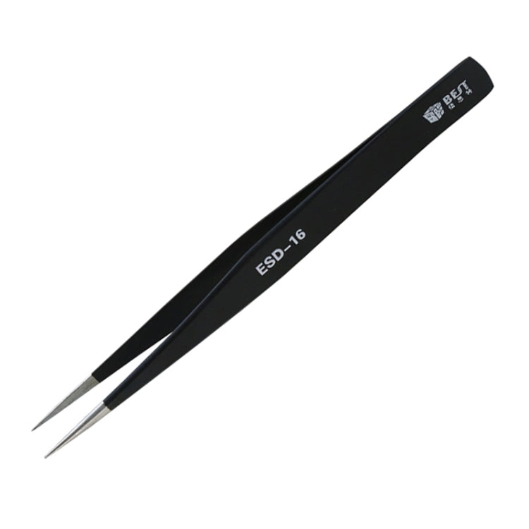BEST BST-16 精密防靜電ESD不銹鋼鑷子