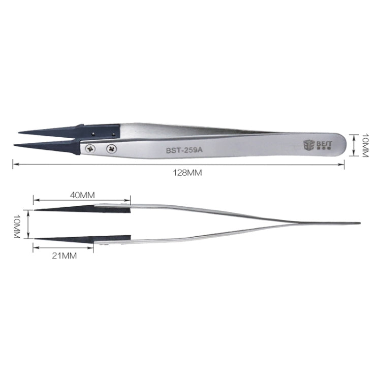BEST BST-259A 不銹鋼防靜電醫用鑷子