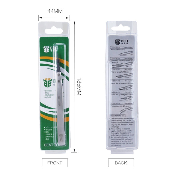 BEST BST-259A 不銹鋼防靜電醫用鑷子
