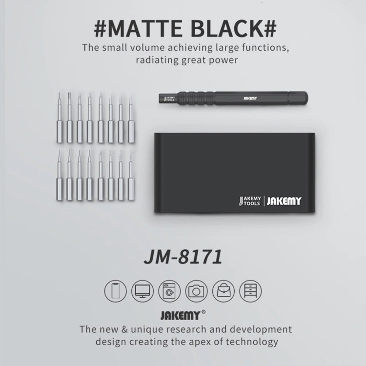 傑科美 JM-8171 專業多功能螺絲刀套裝精密手動工具