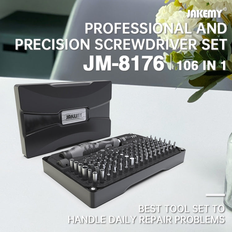 JAKEMY JM-8176  106合一 鐘錶手機拆裝維修工具套裝