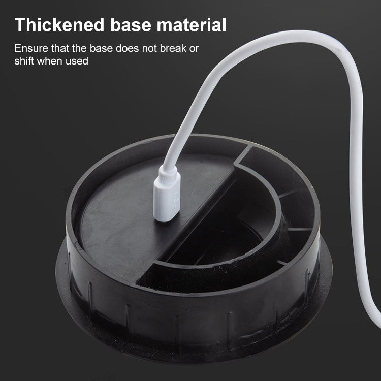 60mm 電腦桌面USB走線盒 桌麵線盒 塑料穿線盒