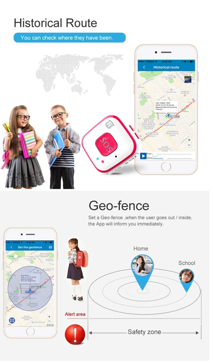 個人應急GSM LBS WiFi AGPS定位通訊器 定位吊墜 REACHFAR V28 品牌