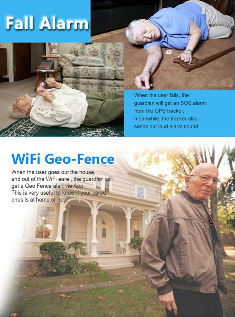 個人應急GSM LBS WiFi AGPS定位通訊器 定位吊墜 REACHFAR V28 品牌