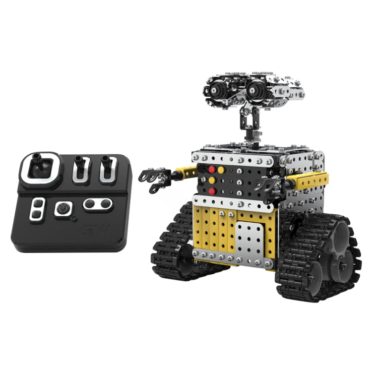 哆來趣 SW009 DIY不銹鋼拼裝遙控機器人互動益智玩具, MoFun SW(RC)009