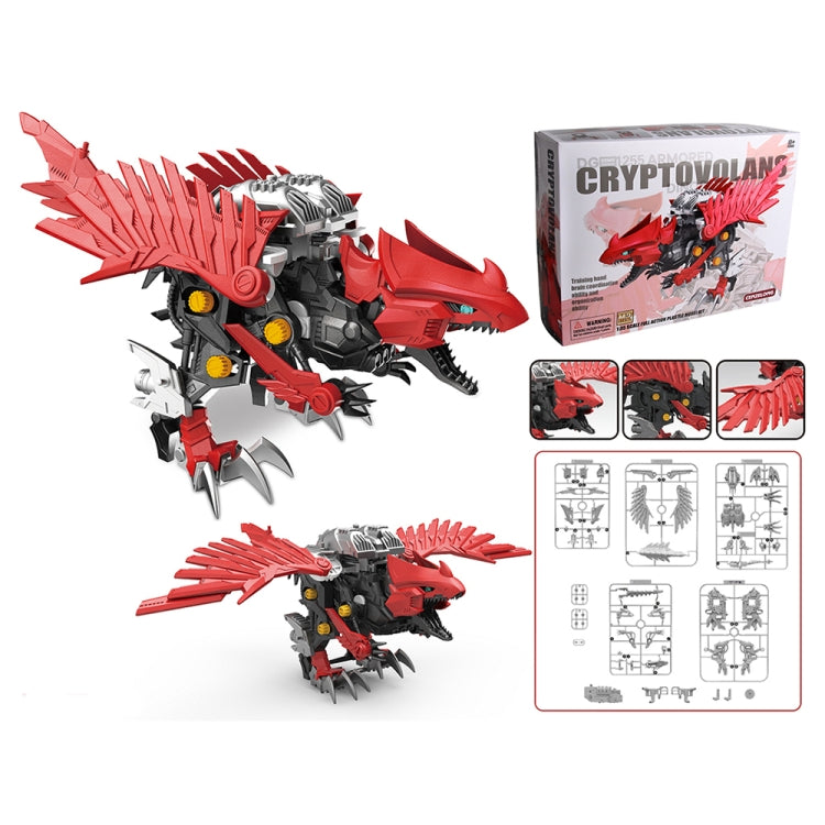 哆來趣 5703 兒童机械電動長羽盜龍 仿真恐龍益智DIY拼裝兒童玩具 , 5703