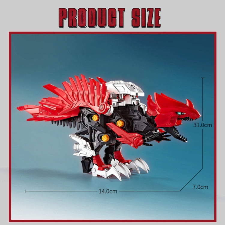 哆來趣 5703 兒童机械電動長羽盜龍 仿真恐龍益智DIY拼裝兒童玩具 , 5703