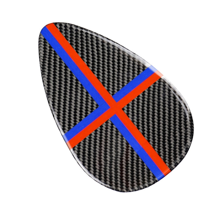 適用於寶馬 Mini Cooper JCW One F56 / F55 / F54 紅藍色汽車碳纖維F底盤儀錶盤裝飾貼紙