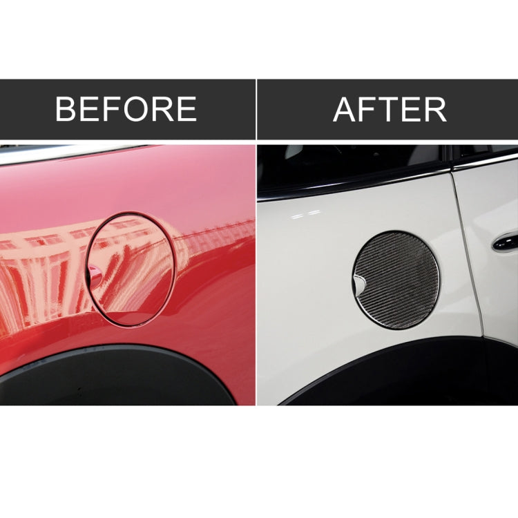 適用於寶馬 Mini Cooper R50 / R52 / R55 / R56 / R57 / R58 / R59 / R60 / R61 / F55 / F56 汽車碳纖維油箱蓋裝飾貼紙