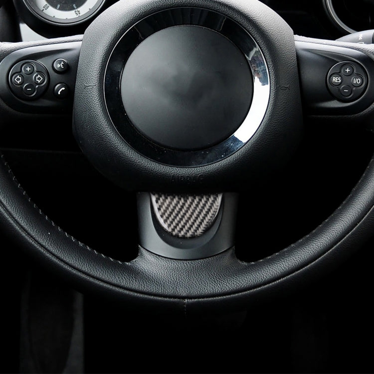 適用於寶馬 Mini R53 / R55 / R57 / R58 / R59 / R60 / R50 / R52 / F55 / F56 汽車碳纖維方向盤裝飾貼紙