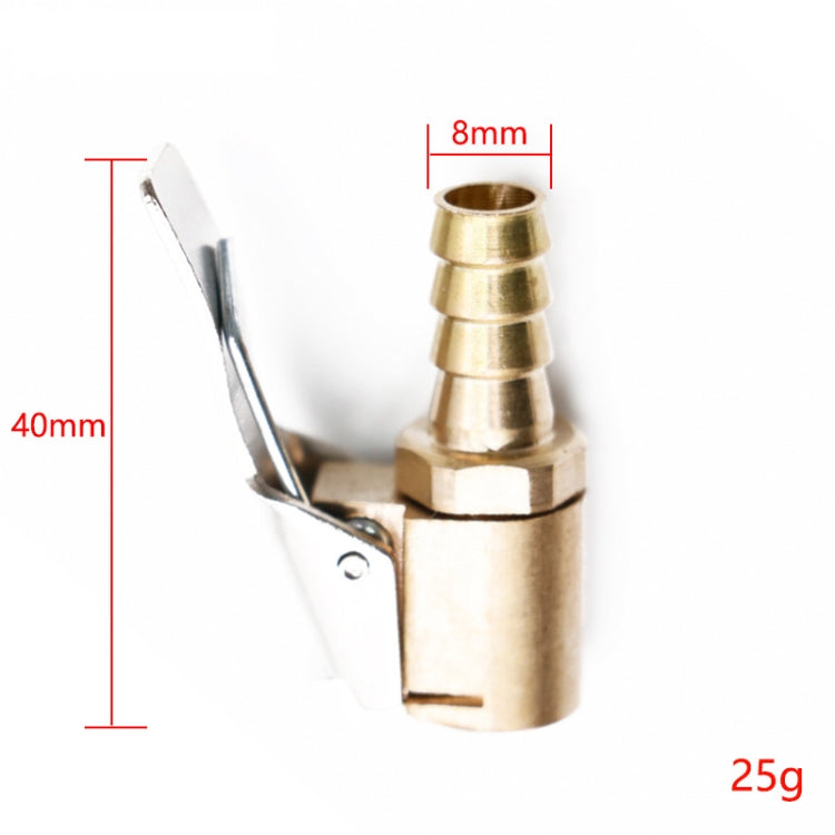 8mm 汽車輪胎氣動夾頭充氣泵夾緊連接器