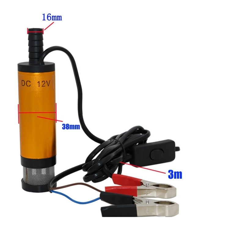 24V 汽車電動直流加油泵潜水泵, 38mm外置濾網款