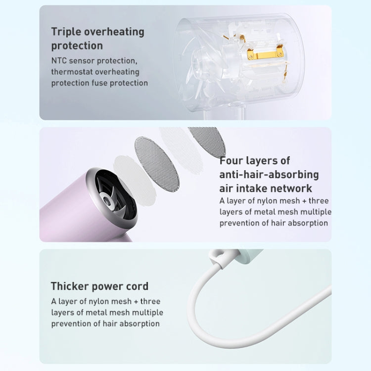 小米米家負離子吹風機 H301，美規  , H301 (Green), H301 (Purple)