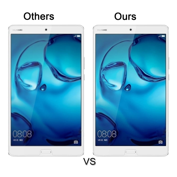 適用於華為 MediaPad M3 8.4英寸 0.3mm 9H硬度防爆直面鋼化玻璃膜