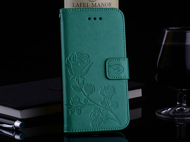 適用於Huawei Mate 10 Lite 玫瑰壓紋左右翻蓋環保PU皮套 帶支架&卡槽&錢包