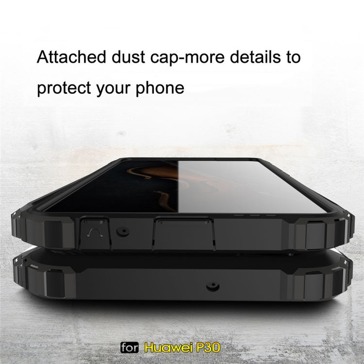 適用於華為P30 金剛鐵甲殼 TPU+PC組合殼