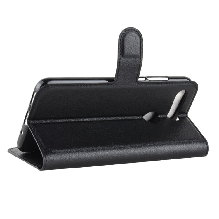 適用於華為 榮耀 View 20荔枝紋左右開皮套 帶錢包&支架&卡槽