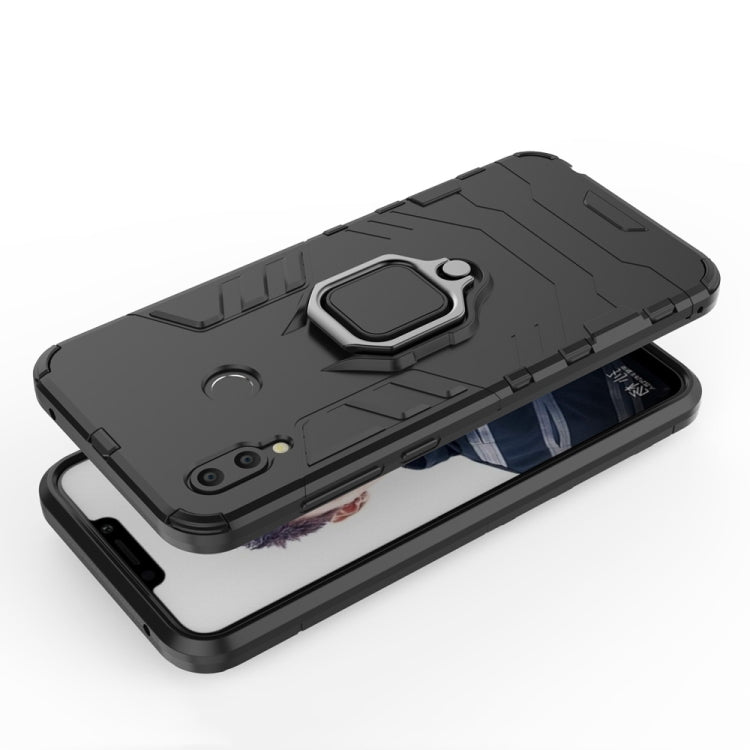 適用於華為Huawei  Honor Play 黑豹PC + TPU磁吸指環支架防摔保護殼