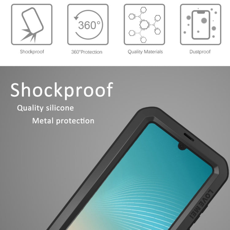 LOVE MEI系列 適用於華為 Huawei P30 Pro 強力防塵防震防水 硅膠金屬組合手機保護殼