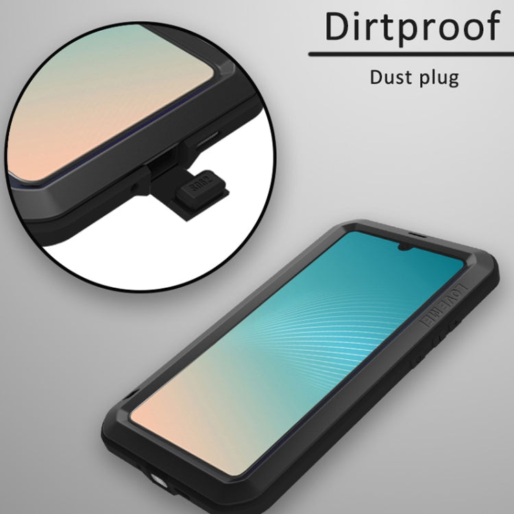 LOVE MEI系列 適用於華為 Huawei P30 Pro 強力防塵防震防水 硅膠金屬組合手機保護殼