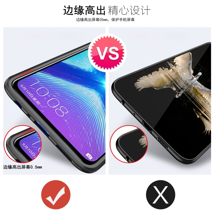 適用於華為榮耀8X TPU + 亞克力指環支架防刮防摔手機保護殼