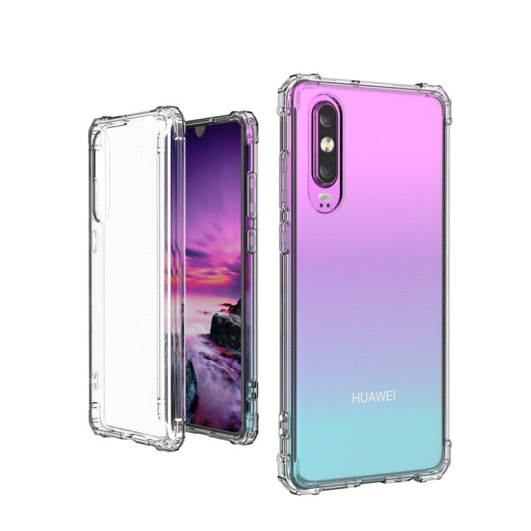 適用於華為 Huawei P30 防摔透明TPU保護軟殼