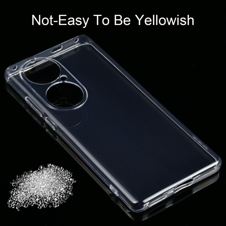 適用於華為 P50 Pro 0.75mm超薄透明TPU軟殼