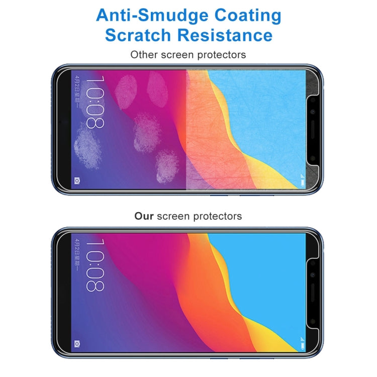 適用於華為榮耀7A 0.26mm厚度 9H 2.5D弧邊鋼化玻璃保護膜