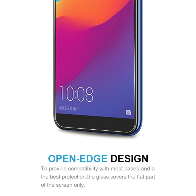 適用於華為榮耀暢玩7C 2個裝 0.26mm厚度 9H 2.5D弧邊鋼化玻璃保護膜