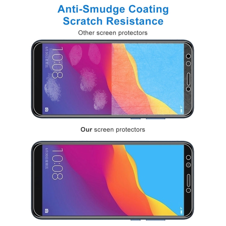 適用於華為榮耀暢玩7C 10個裝 0.26mm厚度 9H 2.5D弧邊鋼化玻璃保護膜