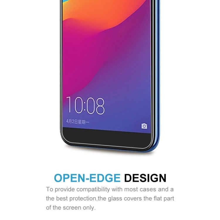 適用於華為榮耀暢玩7C 100個裝 0.26mm厚度 9H 2.5D弧邊鋼化玻璃保護膜