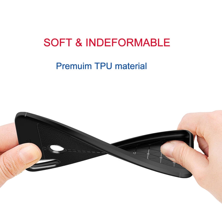 適用於華為榮耀暢玩8X 皮紋TPU防摔手機保護殼