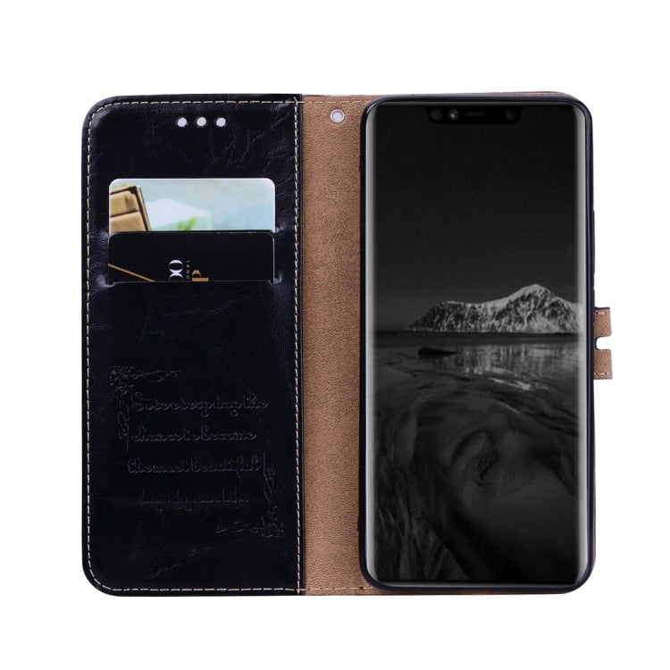 適用於華為 Mate 20 Pro 男女商務款油蠟紋左右翻蓋皮套 帶支架&卡槽&錢包